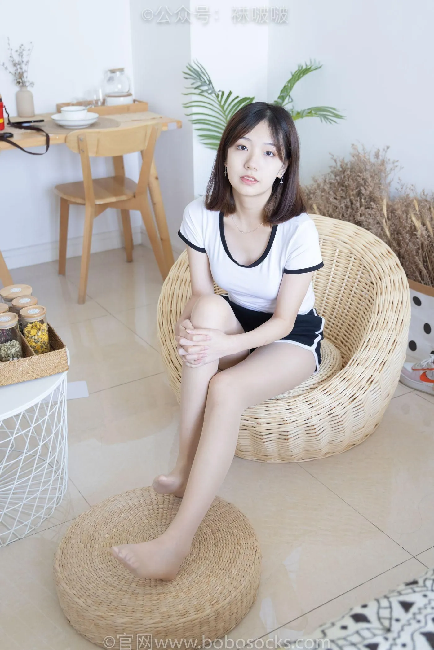 [BoBoSocks袜啵啵]NO.026 小甜豆-体操服、空军一号、白棉袜、肉丝 [149P]插图